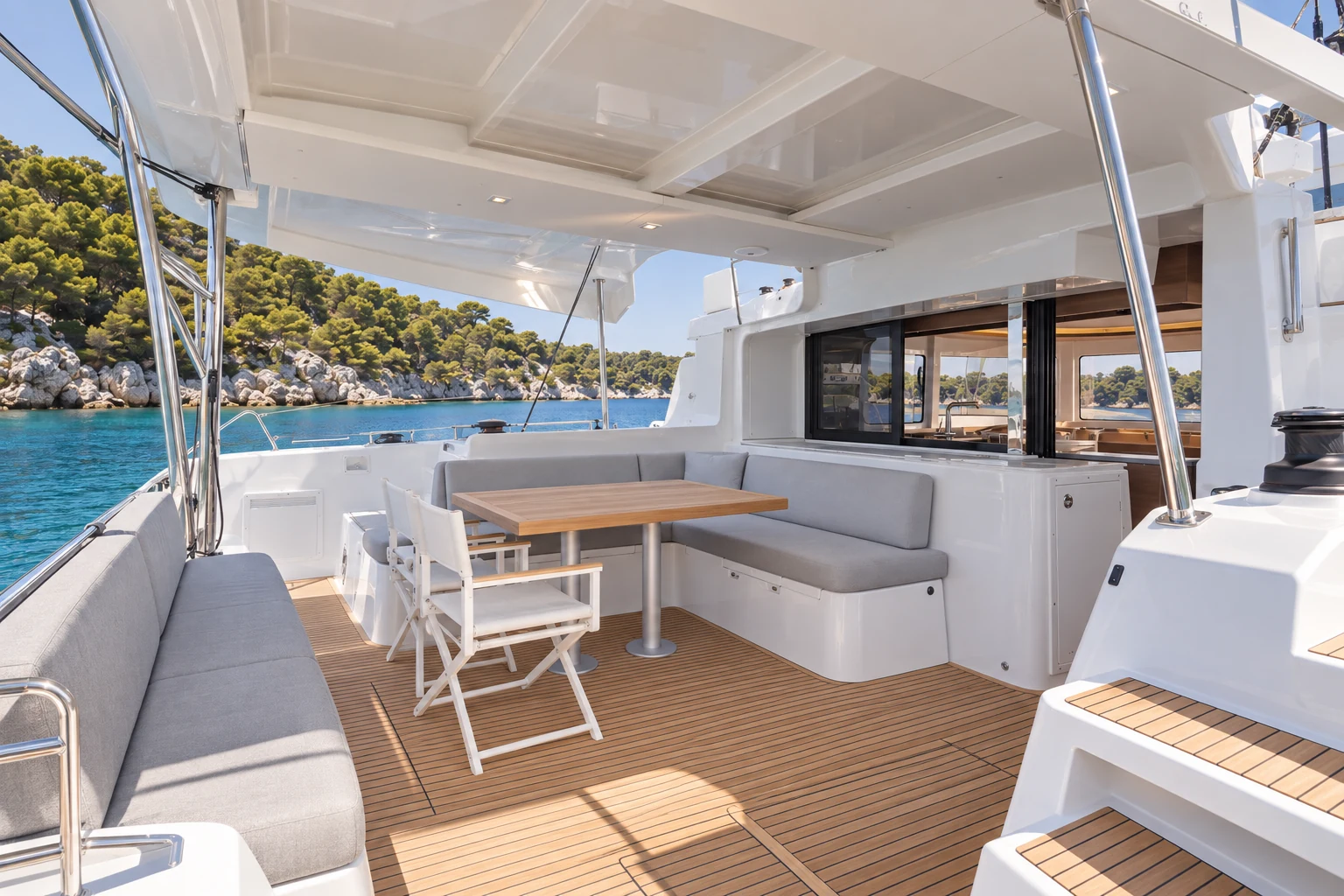 Lagoon 46 — Aft cockpit, ACI Marina Split